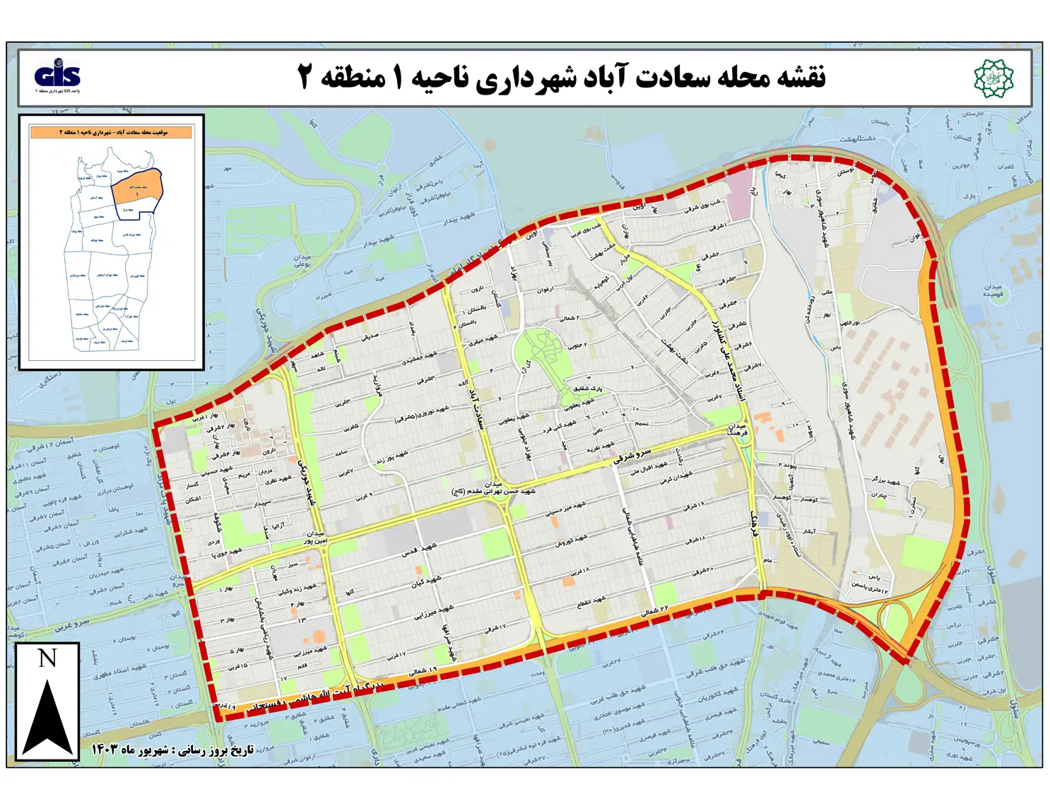 سعادت اباد، محله‌ای عالی برای زندگی